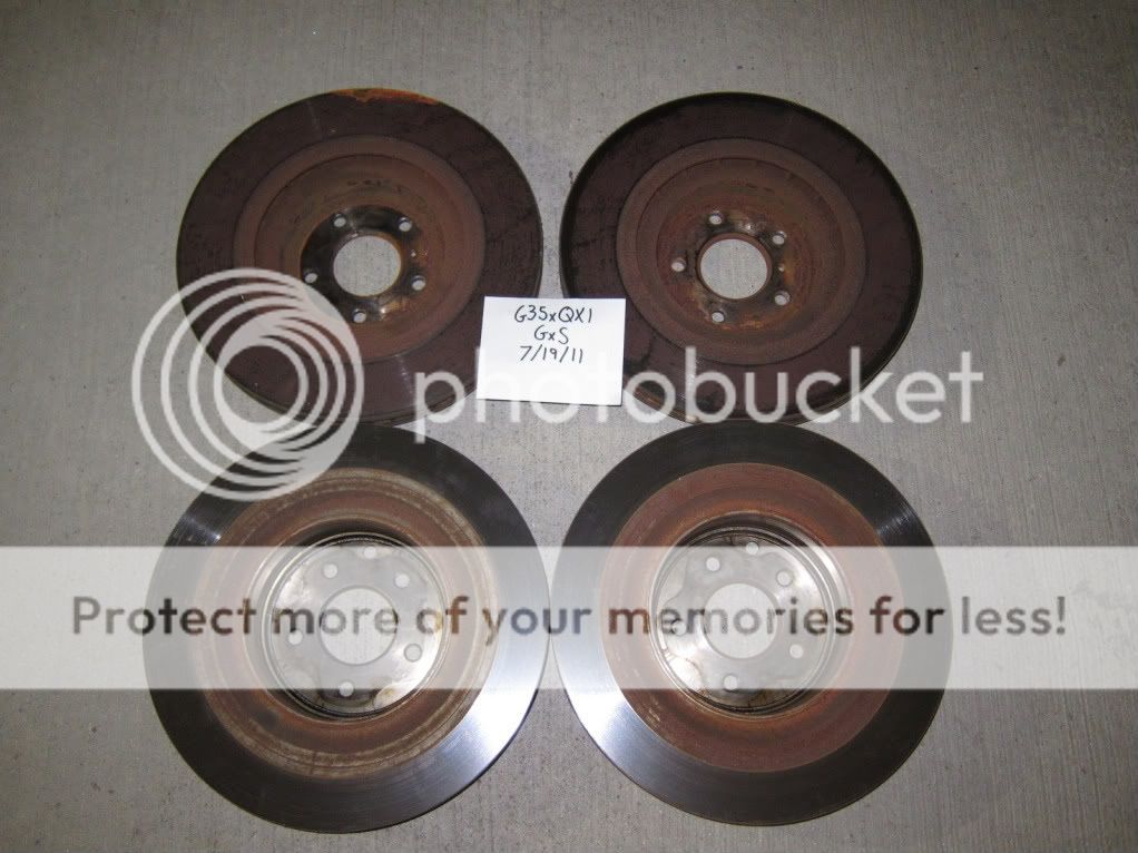 For Sale G37S/ 370Z Akebono Rotors MyG37